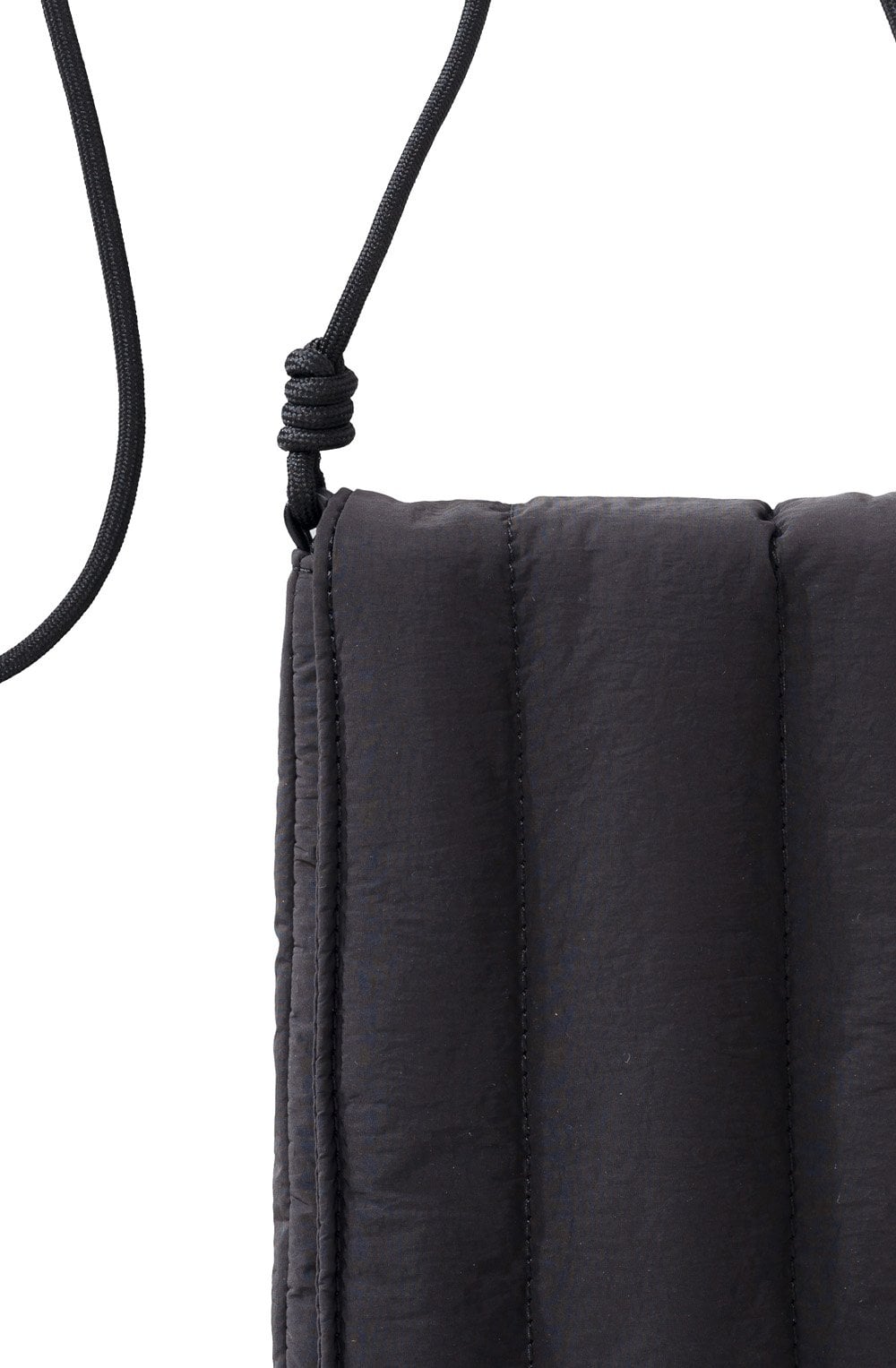 Black Quilted Phone Bag