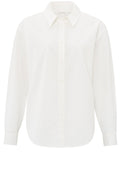 Blanc De Blanc Back Bow Detail Poplin Blouse