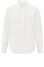 Blanc De Blanc Back Bow Detail Poplin Blouse