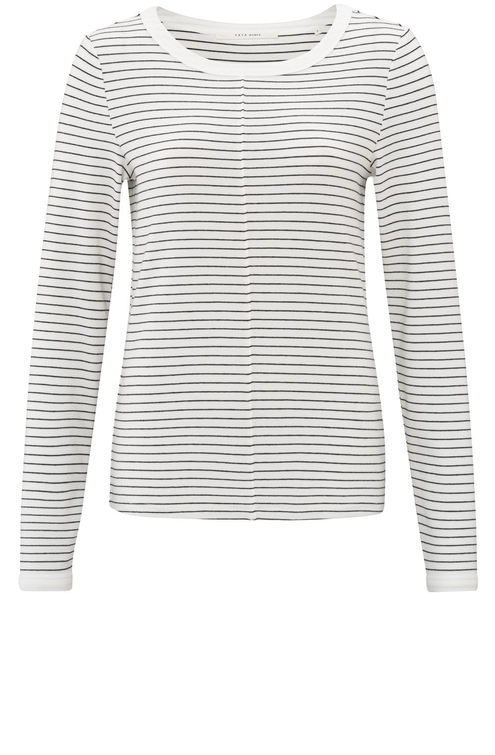 Blanc De Blanc Striped Jersey Top