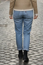 Blue Denim Boyfriend Fit Jeans