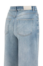 Blue Denim High Waist Barrel Jeans