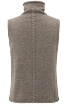 Brown Melange High Neck Slip Over