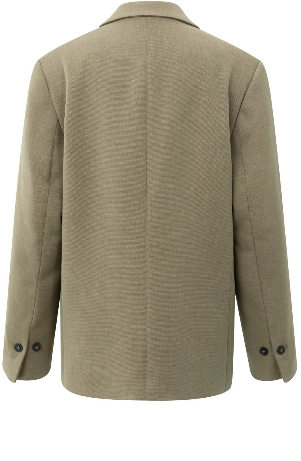 Capers Melange Oversized Loose Fit Blazer
