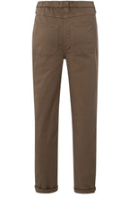 Caribou Brown Pocket Detail Trousers