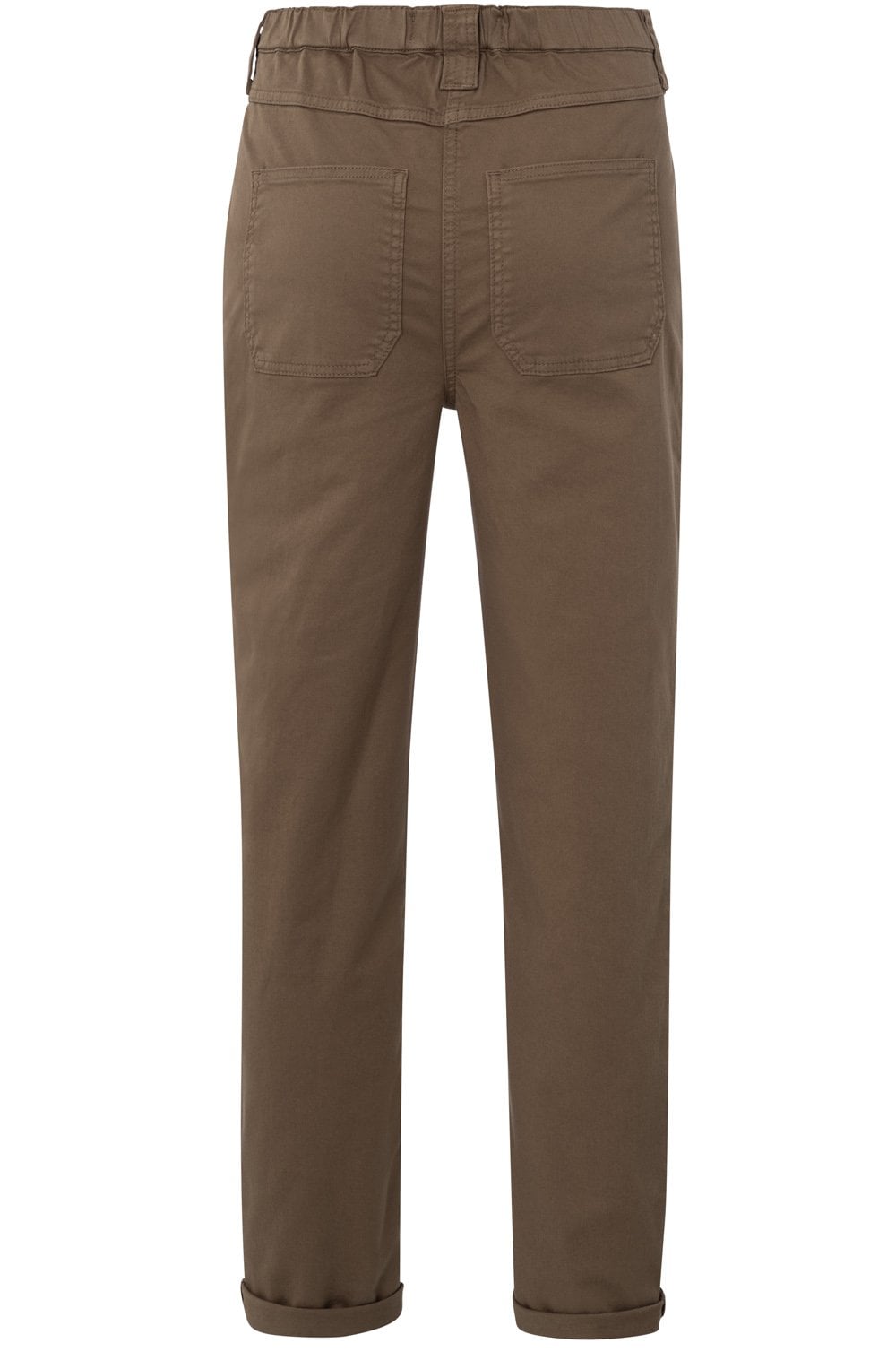 Caribou Brown Pocket Detail Trousers