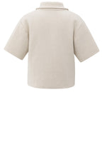 Chalk White Half Zip Jumper