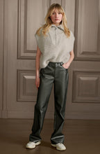 Dove Grey High Neck Sleeveless Sweater