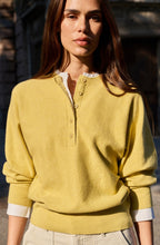 Dried Moss Green Layered Effect Jumper with Buttons