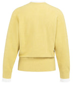 Dried Moss Green Layered Effect Jumper with Buttons