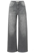 Grey Denim High Waisted Extra Wide Leg Jeans
