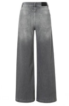 Grey Denim High Waisted Extra Wide Leg Jeans