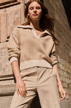 Heather Grey Collared V Neck Jumper
