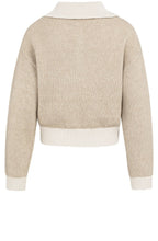 Heather Grey Collared V Neck Jumper