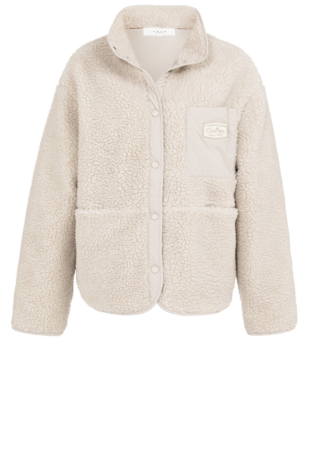 Heather Grey Reversible Teddy Jacket