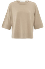 Humus Beige Knitted T Shirt