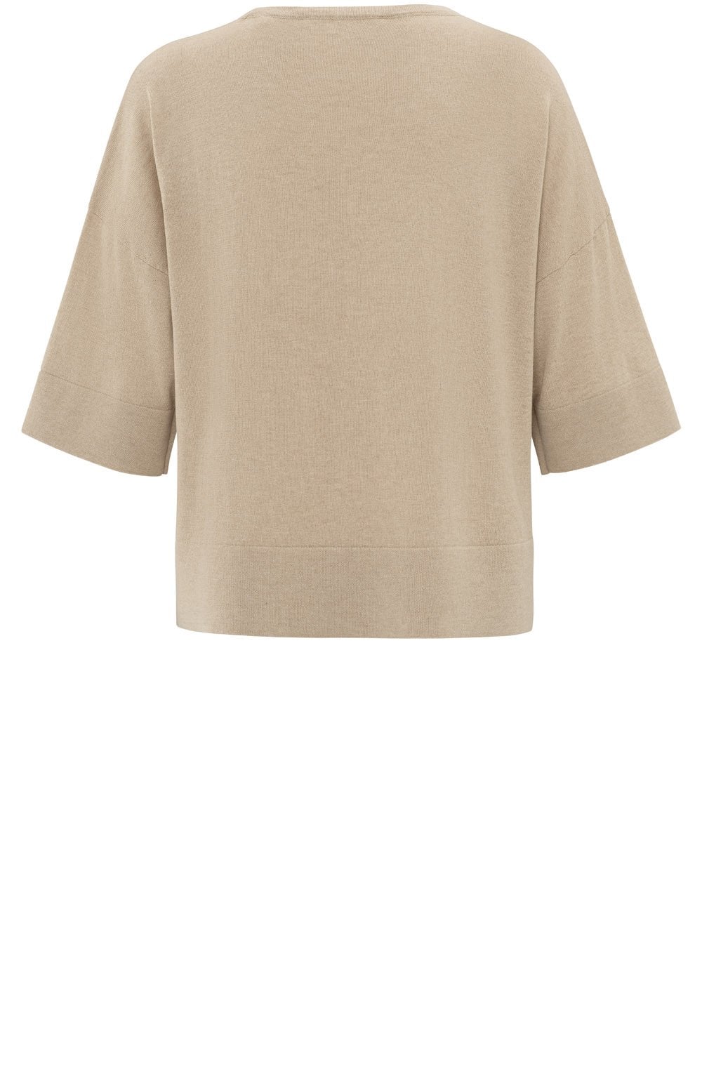 Humus Beige Knitted T Shirt