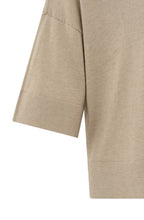 Humus Beige Knitted T Shirt