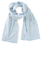 Ice Melange Frayed Edge Cotton Scarf
