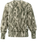 Khaki Beige Patterned Super Soft Jumper