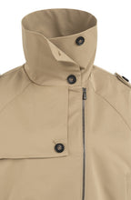 Khaki Green Short Trench Bomber Jacket