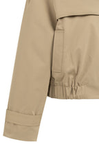 Khaki Green Short Trench Bomber Jacket