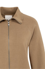 Khaki Green Zip Cardigan