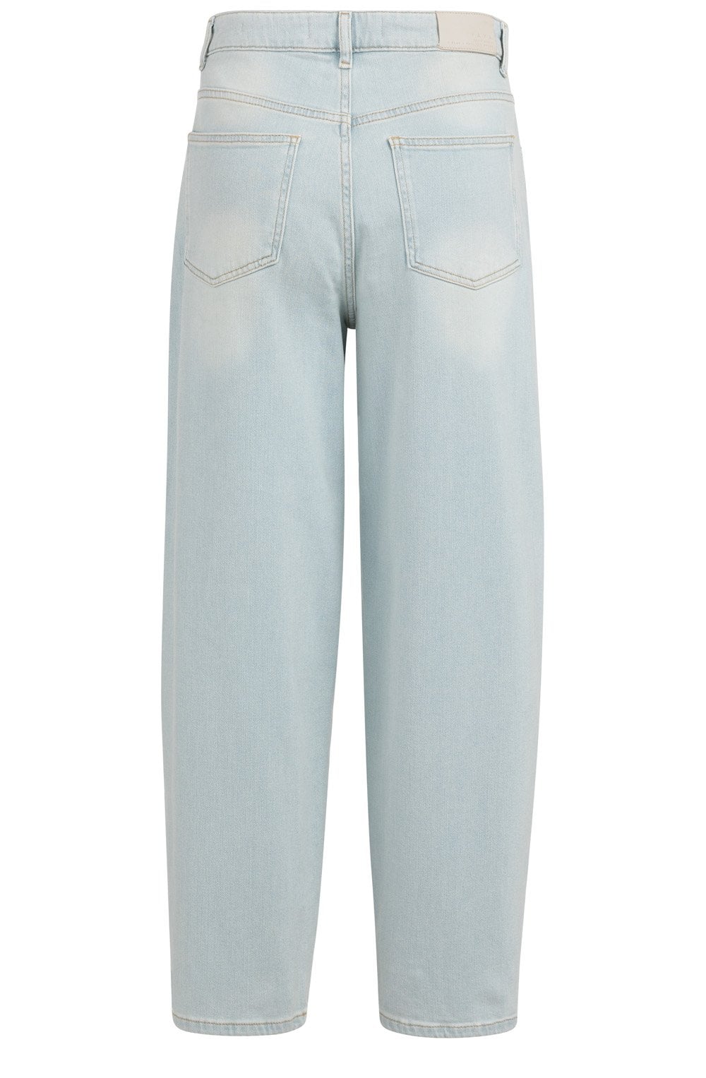 Light Blue Denim High Waist Barrel Jeans
