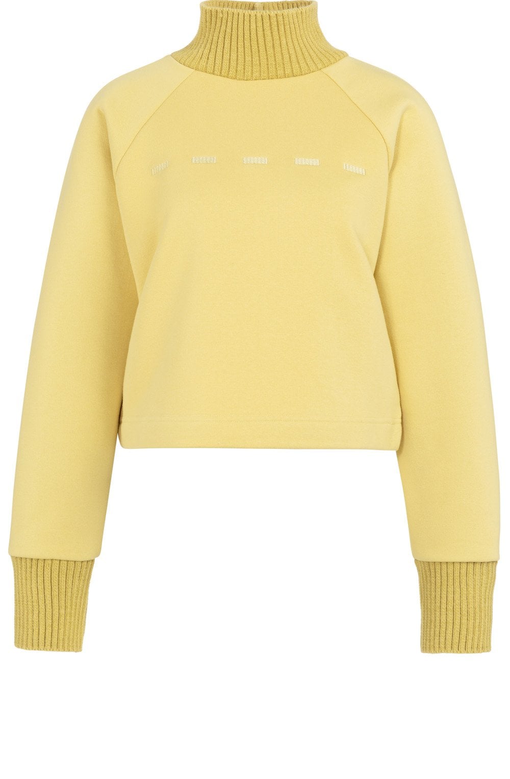 Moss Green Funnel Neck Sweatshirt