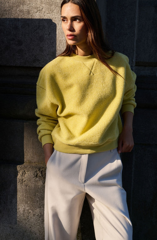 Moss Green Teddy Sweater