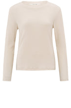 Off White Detailed Sleeve Jersey Top