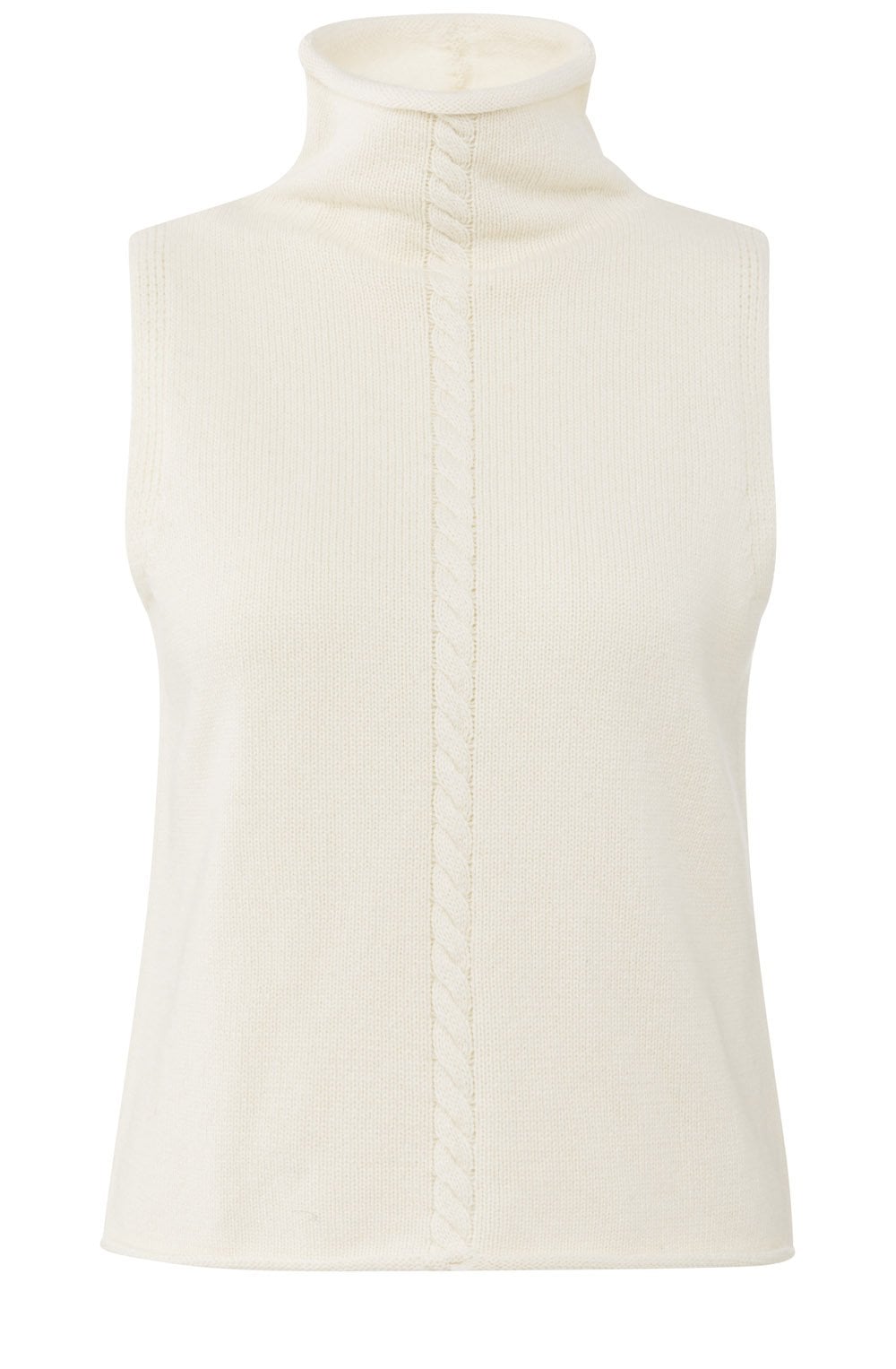 Off White High Neck Slip Over