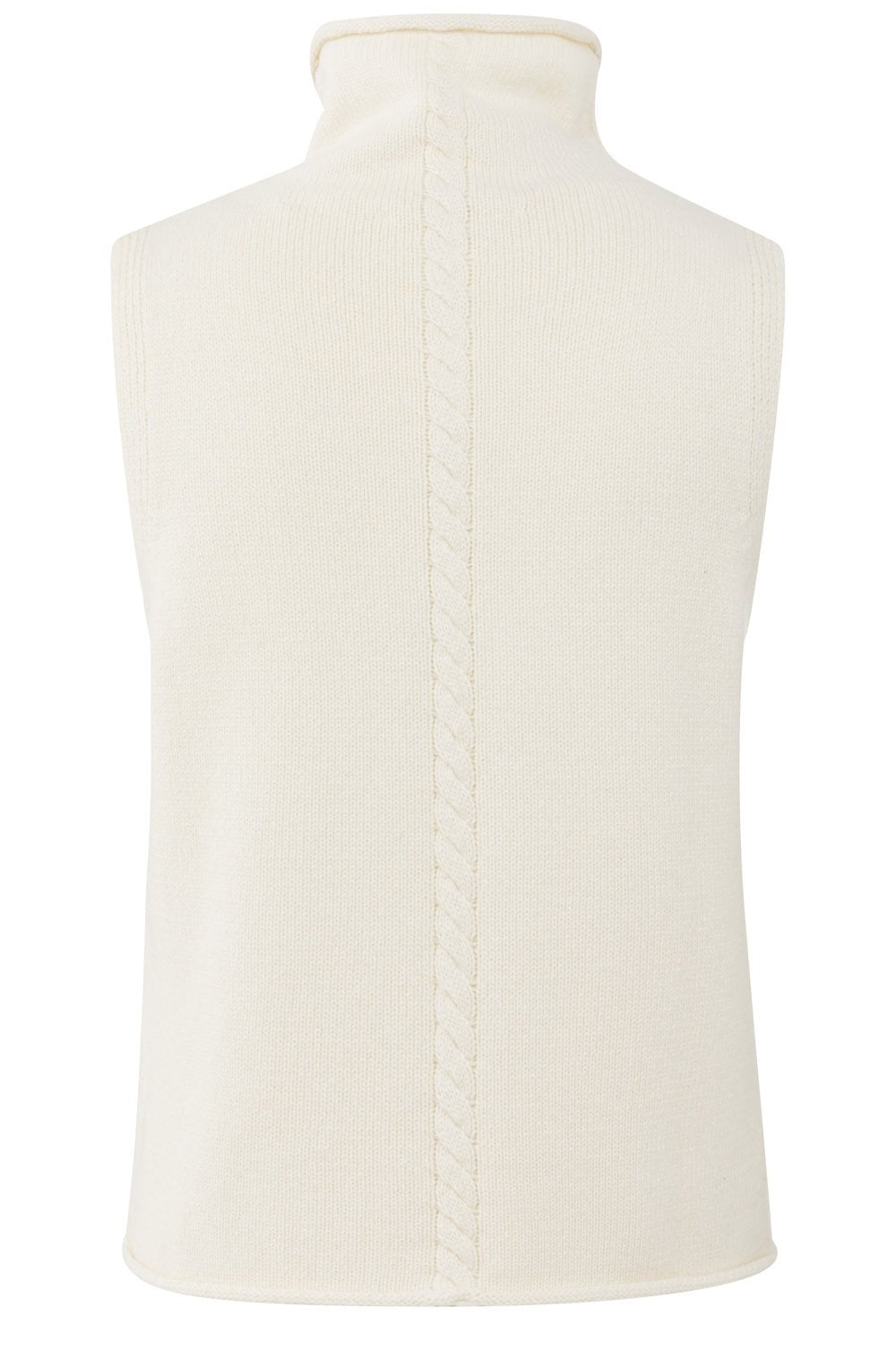 Off White High Neck Slip Over