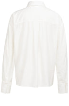 Off White Shirt with Removable Collar and Cuffs