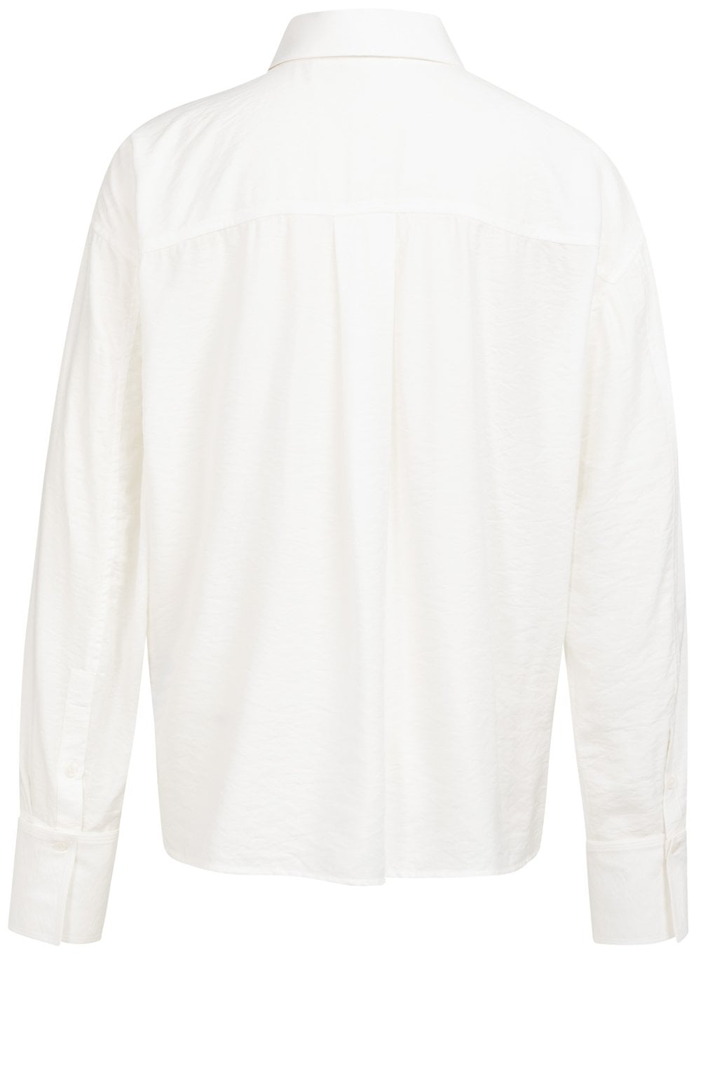 Off White Shirt with Removable Collar and Cuffs