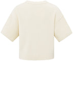 Off White Short Sleeved Cardigan