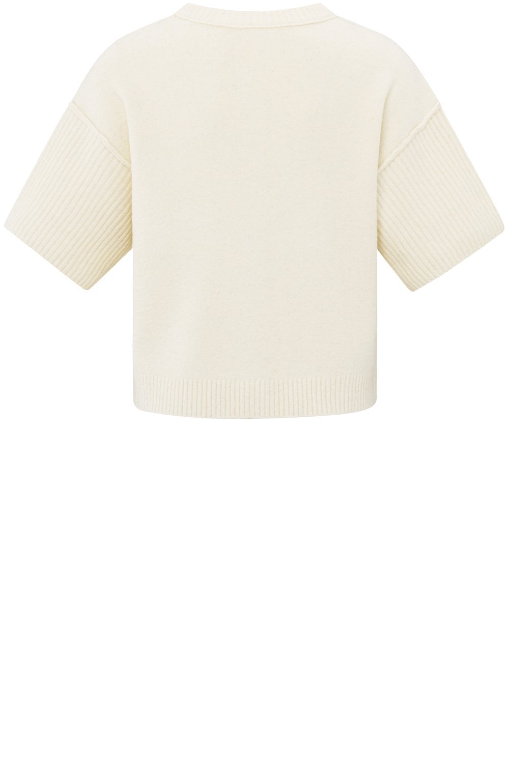 Off White Short Sleeved Cardigan