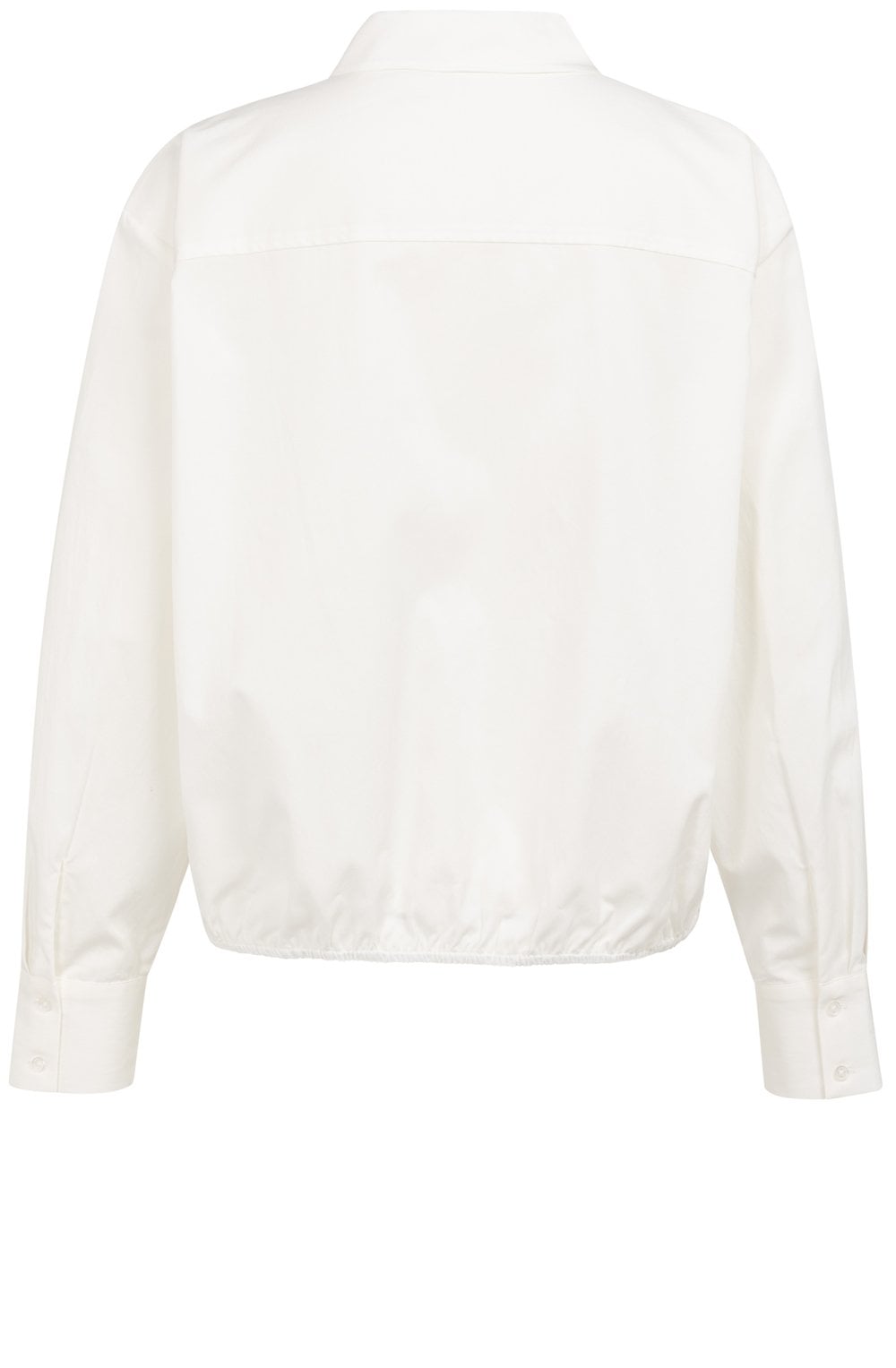 Off White Tie Front Blouse