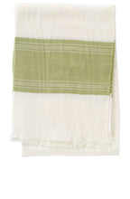 Olive Bordered Super Soft Scarf