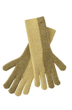 Pale Olive Green Knitted Gloves