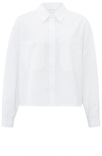 Pure White Collared Oversized Blouse