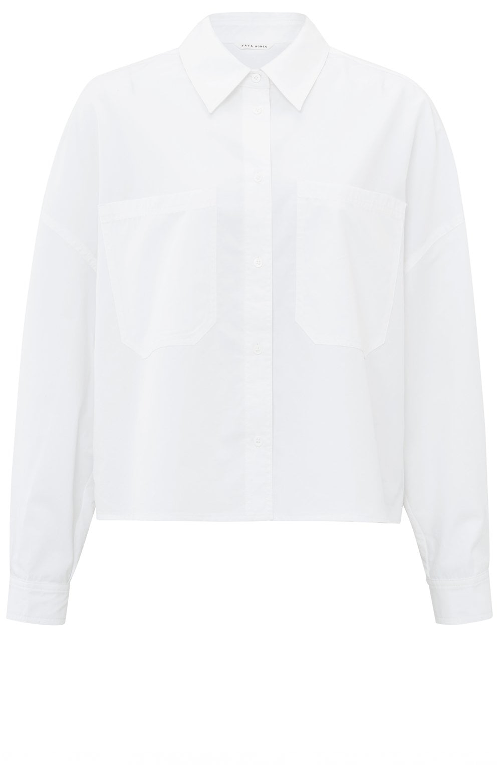 Pure White Collared Oversized Blouse