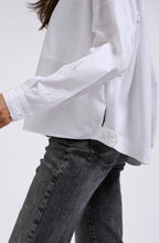 Pure White Collared Oversized Blouse