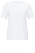 Pure White Crew Neck Jersey T Shirt