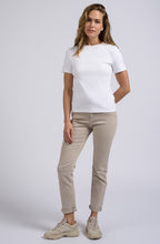 Pure White Crew Neck Jersey T Shirt
