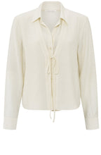 Soft Off White Layered Blouse