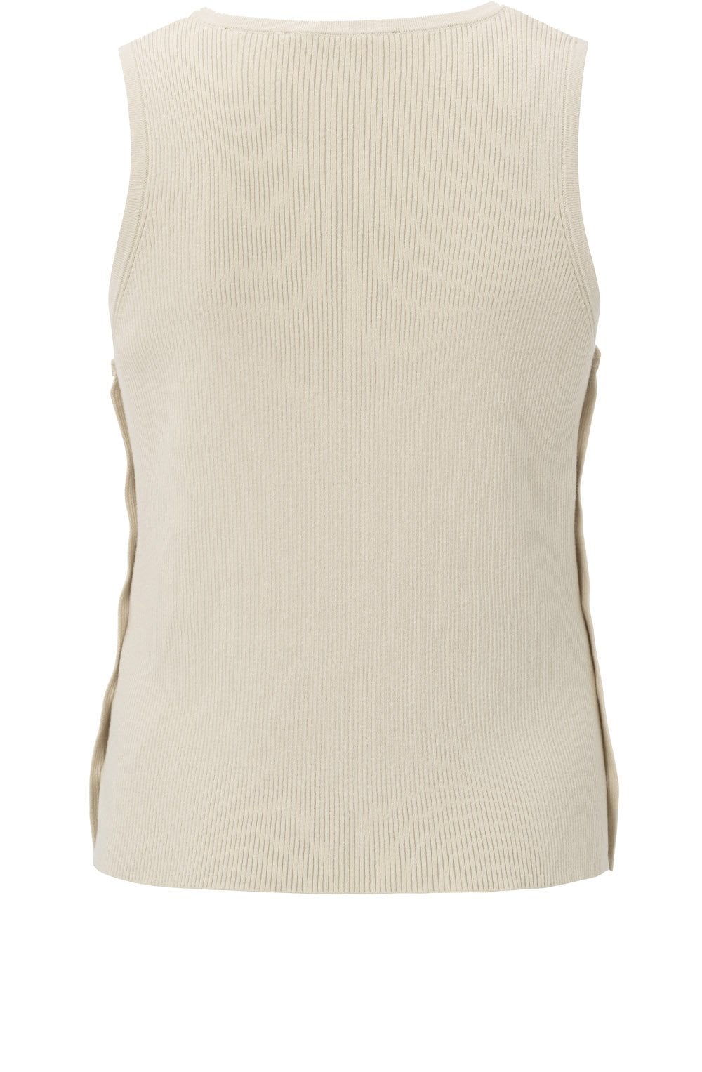 Summer Sand Ribbed Knit Vest Top