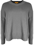 Grey Oversized Knit Jumper