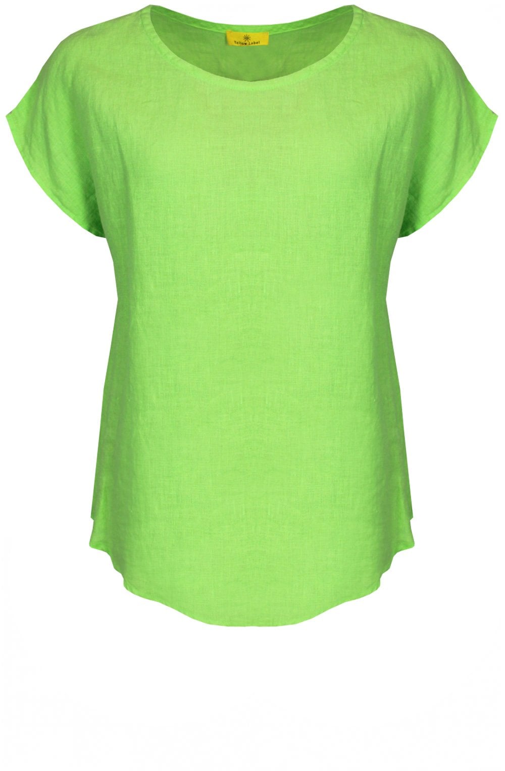 Lime Green Classic Linen Top