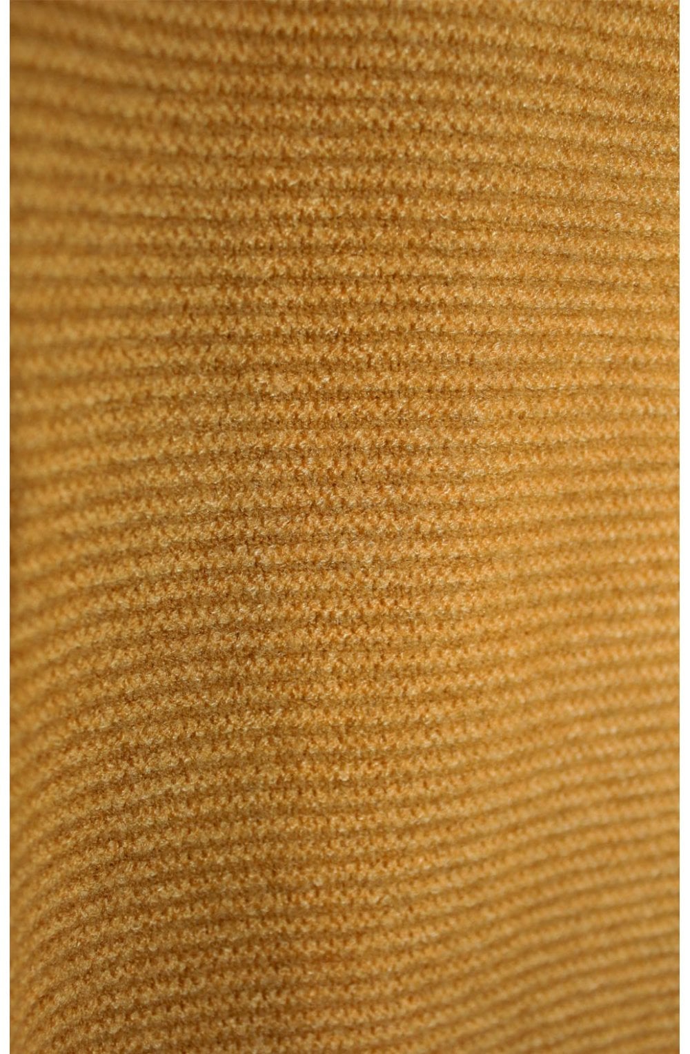 Mustard Ribbed Knit Jumper